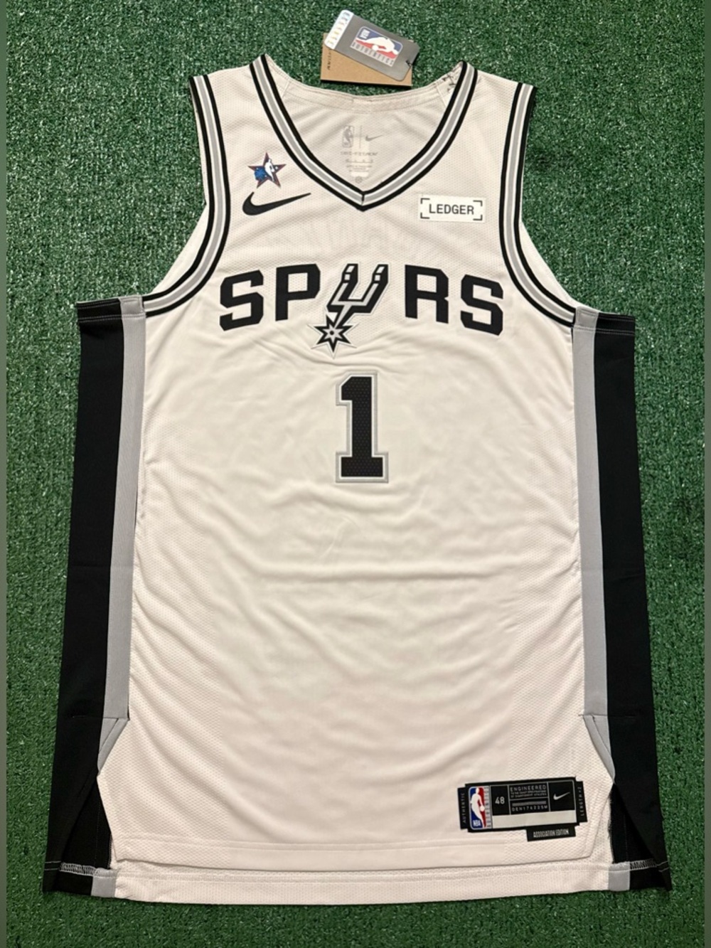 Authentic Victor Wembanyama San Antonio Spurs Nike Adv Jersey Size 48